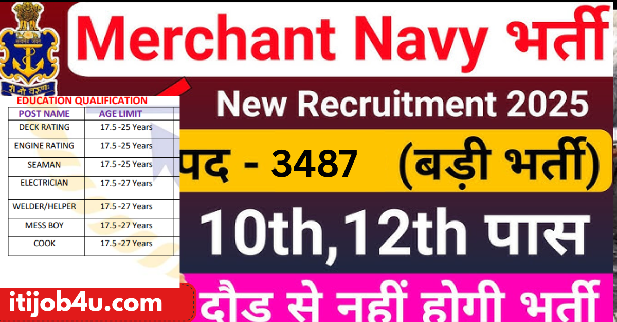Merchant navy ITI technician recruitment
